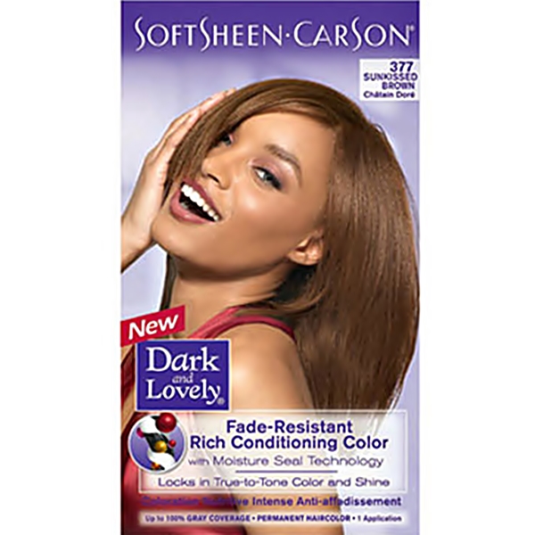 Dark & Lovely Hair Color Sunkissed Brown #377