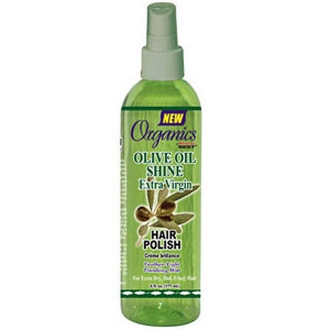 Africa's Best Organic Olive Oil H/POL Shine Extra Virgin Hair Polish Spray 6 oz