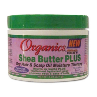 Africa's Best Organics SHEA BUTTER PLUS Dry Hair & Scalp Oil Moisture Therapy 8 oz