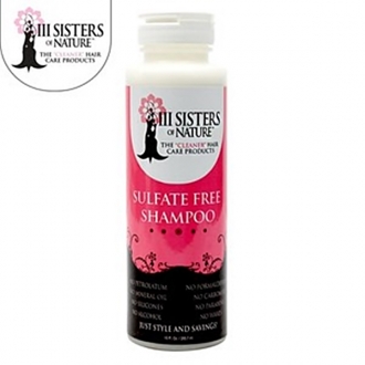 III Sisters of Nature hair care products SULFATE FREE SHAMPOO 10oz