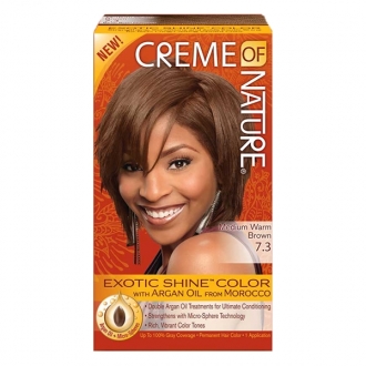 Creme of Nature Hair Color MEDIUM WARM BROWN 7.3