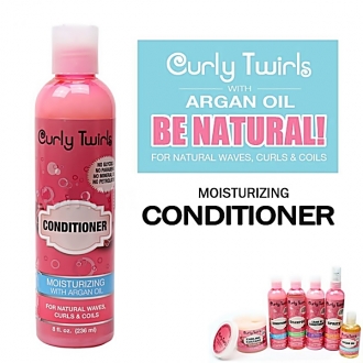 Curly Twirls Moisturizing with Argan oil Conditioner 8oz