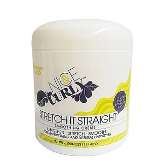 Nice & Curly Stretch It Straight Smoothing Creme 6oz