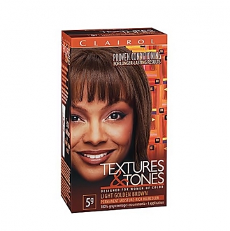 Clairol Textures & Tones Hair Color Light Golden Brown-5G
