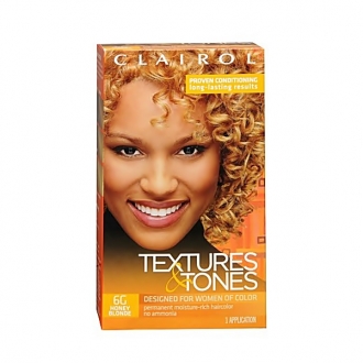 Clairol Textures & Tones Hair Color Honey Blonde-6G