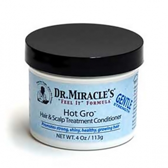 Dr.Miracle's Hot Gro Hair & Scalp Treatment Gentle strength 4oz