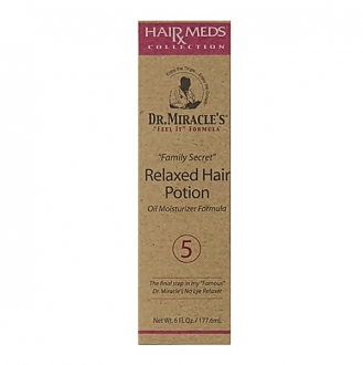 Dr.Miracle's "Feel It" Formula Relaxed Hair Potion 5 Oil Moisturizer Formula 6oz