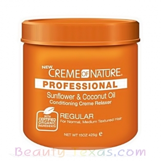 Creme of Nature Professional Sunflower & Coconut Oil Conditioning Creme Relaxer Regular 15oz