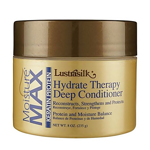 Lustrasilk Moisture MAX Keratin Protein Hydrate Therapy Deep Conditioner 8oz